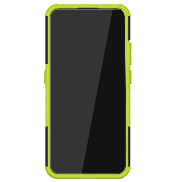 For Nokia 3.4 / 5.4 Tire Texture Shockproof TPU+PC Protective Case with Holder(Green)