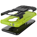 For Nokia 3.4 / 5.4 Tire Texture Shockproof TPU+PC Protective Case with Holder(Green)