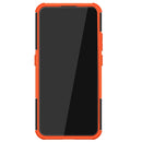 For Nokia 3.4 / 5.4 Tire Texture Shockproof TPU+PC Protective Case with Holder(Orange)