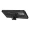 For Samsung Galaxy A52 5G / 4G Tire Texture Shockproof TPU+PC Protective Case with Holder(Black)