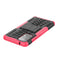 For Samsung Galaxy A52 5G / 4G Tire Texture Shockproof TPU+PC Protective Case with Holder(Pink)