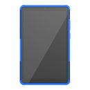 For Lenovo Tab M8 (2020) TB-8705F 8.0 inch Tire Texture Shockproof TPU+PC Protective Case with Holder(Blue)
