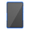 For Lenovo Tab M8 (2020) TB-8705F 8.0 inch Tire Texture Shockproof TPU+PC Protective Case with Holder(Blue)