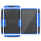 For Lenovo Tab M8 (2020) TB-8705F 8.0 inch Tire Texture Shockproof TPU+PC Protective Case with Holder(Blue)