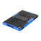 For Lenovo Tab M8 (2020) TB-8705F 8.0 inch Tire Texture Shockproof TPU+PC Protective Case with Holder(Blue)