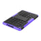 For Lenovo Tab M8 (2020) TB-8705F 8.0 inch Tire Texture Shockproof TPU+PC Protective Case with Holder(Purple)