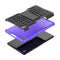 For Lenovo Tab M8 (2020) TB-8705F 8.0 inch Tire Texture Shockproof TPU+PC Protective Case with Holder(Purple)