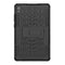 For Lenovo Tab M8 (2020) TB-8705F 8.0 inch Tire Texture Shockproof TPU+PC Protective Case with Holder(Black)