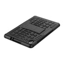 For Lenovo Tab M8 (2020) TB-8705F 8.0 inch Tire Texture Shockproof TPU+PC Protective Case with Holder(Black)