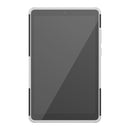 For Lenovo Tab M8 (2020) TB-8705F 8.0 inch Tire Texture Shockproof TPU+PC Protective Case with Holder(White)