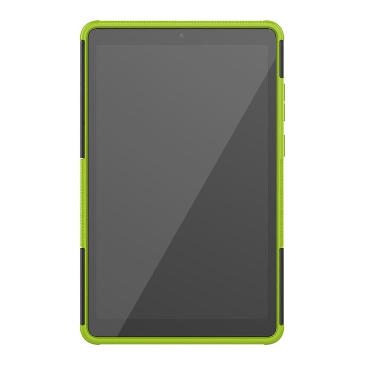For Lenovo Tab M8 (2020) TB-8705F 8.0 inch Tire Texture Shockproof TPU+PC Protective Case with Holder(Green)