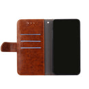 For Huawei Mate 20 Pro Geometric Stitching Horizontal Flip TPU + PU Leather Case with Holder & Card Slots & Wallet(Light Brown)