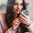For LG Velvet 4G / Velvet 5G / G9 3D Electroplating Marble Pattern TPU Protective Case(Blue Green)