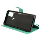 For OnePlus Nord N10 5G 3D Butterflies Embossing Pattern Horizontal Flip Leather Case with Holder & Card Slot & Wallet(Green)