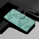 For OnePlus Nord N10 5G 3D Butterflies Embossing Pattern Horizontal Flip Leather Case with Holder & Card Slot & Wallet(Green)