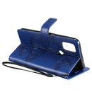 For OnePlus Nord N10 5G 3D Butterflies Embossing Pattern Horizontal Flip Leather Case with Holder & Card Slot & Wallet(Blue)