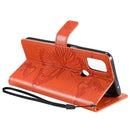 For OnePlus Nord N10 5G 3D Butterflies Embossing Pattern Horizontal Flip Leather Case with Holder & Card Slot & Wallet(Orange)