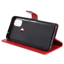 For OnePlus Nord N10 5G 3D Butterflies Embossing Pattern Horizontal Flip Leather Case with Holder & Card Slot & Wallet(Red)