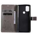 For OnePlus Nord N10 5G 3D Butterflies Embossing Pattern Horizontal Flip Leather Case with Holder & Card Slot & Wallet(Grey)