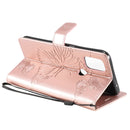 For OnePlus Nord N10 5G 3D Butterflies Embossing Pattern Horizontal Flip Leather Case with Holder & Card Slot & Wallet(Rose Gold)