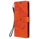 For Nokia 3.4 3D Butterflies Embossing Pattern Horizontal Flip Leather Case with Holder & Card Slot & Wallet(Orange)