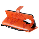 For Nokia 3.4 3D Butterflies Embossing Pattern Horizontal Flip Leather Case with Holder & Card Slot & Wallet(Orange)