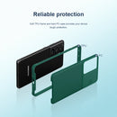 For Samsung Galaxy S21 Ultra 5G NILLKIN Black Mirror Pro Series Camshield Full Coverage Dust-proof Scratch Resistant Phone Case(Blue)