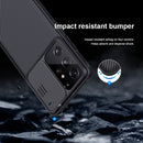 For Samsung Galaxy S21 Ultra 5G NILLKIN Black Mirror Pro Series Camshield Full Coverage Dust-proof Scratch Resistant Phone Case(Blue)