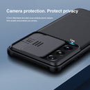 For Samsung Galaxy S21 Ultra 5G NILLKIN Black Mirror Pro Series Camshield Full Coverage Dust-proof Scratch Resistant Phone Case(Green)