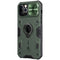 For iPhone 12 / 12 Pro NILLKIN Shockproof CamShield Armor Protective Case with Invisible Ring Holder(Green)