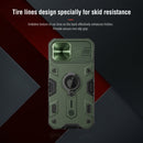 For iPhone 12 / 12 Pro NILLKIN Shockproof CamShield Armor Protective Case with Invisible Ring Holder(Green)