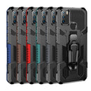 For OPPO Reno5 5G Machine Armor Warrior Shockproof PC + TPU Protective Case(Black)
