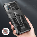 For OPPO Reno5 5G Machine Armor Warrior Shockproof PC + TPU Protective Case(Black)