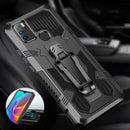 For OPPO Reno5 5G Machine Armor Warrior Shockproof PC + TPU Protective Case(Royal Blue)