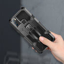 For OPPO Reno5 5G Machine Armor Warrior Shockproof PC + TPU Protective Case(Space Gray)