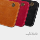 For Xiaomi Mi 10T Lite 5G / Redmi Note 9 Pro 5G NILLKIN QIN Series Crazy Horse Texture Horizontal Flip Leather Case with Card Slot(Black)