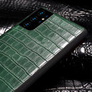 For Samsung Galaxy S21 Ultra 5G SULADA Shockproof TPU + Handmade Leather Case(Black)