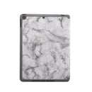 For iPad 10.2 inch Marble Texture Pattern Horizontal Flip Leather Case, with Three-folding Holder & Pen Slot & Sleep / Wake-up Function(Black Grey)