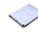 For iPad 10.2 inch Marble Texture Pattern Horizontal Flip Leather Case, with Three-folding Holder & Pen Slot & Sleep / Wake-up Function(Purple)