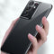 For Samsung Galaxy S21 Ultra 5G SULADA Shockproof Plating Silicone Transparent Protective Case(Gold)