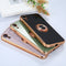6D Electroplating Full Coverage Silicone Protective Case with Magnetic Ring Holder For iPhone XR(Green)