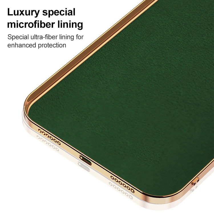6D Electroplating Full Coverage Silicone Protective Case with Magnetic Ring Holder For iPhone XR(Green)