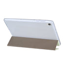 For Lenovo Tab M10 HD Gen 2 (TB-X306F) Coloured Drawing Pattern Horizontal Flip Leather Case with Three-folding Holder(Green Dinosaur)