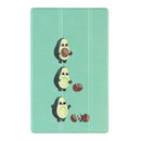 For Lenovo Tab M10 HD Gen 2 (TB-X306F) Coloured Drawing Pattern Horizontal Flip Leather Case with Three-folding Holder(Avocado)