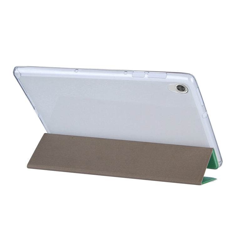 For Lenovo Tab M10 HD Gen 2 (TB-X306F) Coloured Drawing Pattern Horizontal Flip Leather Case with Three-folding Holder(Avocado)