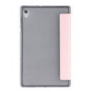 For Lenovo Tab M10 HD Gen 2 (TB-X306F) Coloured Drawing Pattern Horizontal Flip Leather Case with Three-folding Holder(Pink Dinosaur)