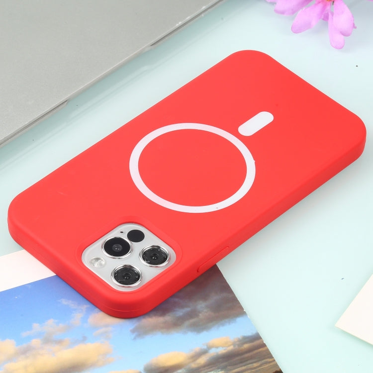 Nano Silicone Full Coverage Shockproof Magsafe Case For iPhone 11(Red)