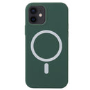 Nano Silicone Shockproof Magsafe Case For iPhone 12 mini(Deep Green)