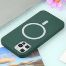 Nano Silicone Shockproof Magsafe Case For iPhone 12 mini(Deep Green)