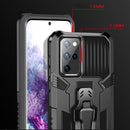 For OPPO A53 2020 / A32 Machine Armor Warrior Shockproof PC + TPU Protective Case(Red)